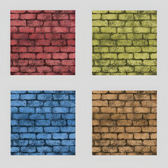 Different types of walls. 