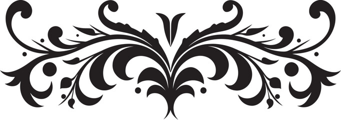 Midnight Ornate Lace Insignia Obsidian Dark Filigree Emblem