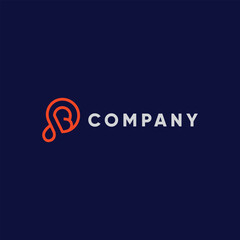 B letter Logo, abstract and BP monogram logo design template