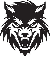 Abyssal Fanged Hunter Emblem Wild Nightshade Lupine Insignia