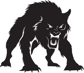 Twilight Hunt Pack Emblem Nightfall Prowler Vector Badge