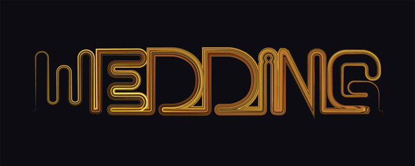 Wedding Anniversary Wishing Greeting Card. Conceptual Creative Card for Marriage