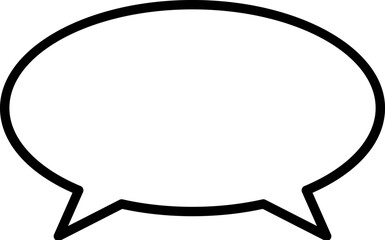 Speech Bubble Vector Pictogram For Design, Infographics, Apps