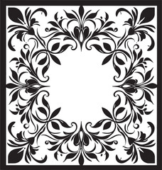 Blossom Unity Wedding Couple Logo Botanical Elegance Black Vector Design