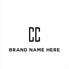 CC logo. C C design. White CC letter. CC, C C letter logo design. Initial letter CC linked circle uppercase monogram logo. C C letter logo vector design.	
