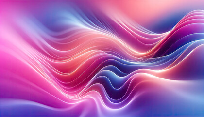Obraz premium abstract background liquid wave with pink and purple gradient
