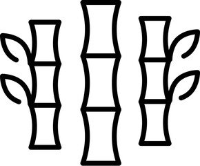 Forest Line Icon For Design, Infographics, Apps