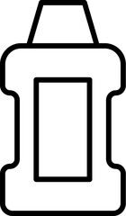 Mouthwash Modern Linear Icon. Perfect for design, infographics, web sites, apps