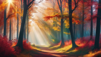 Nature's Kaleidoscope: A Journey Through the Vibrant Hues of Autumn Forests