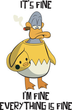 vector t shirt design theme duck use costume