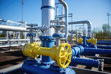 Pipeline valves. Gas transportation with gas or pipeline valves