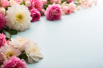 Obraz na płótnie Canvas Flowers bouquet on white background