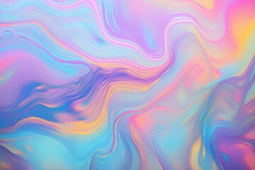 Iridescent Abstract Liquid Marbeled Background Texture.