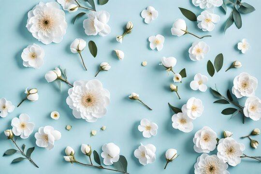 Fototapeta white flowers