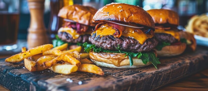 Burger recipe thumbnail featuring a burger photo.