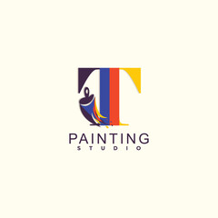 Painting logo ideas inspiration for busines