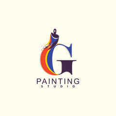 Painting logo ideas inspiration for busines
