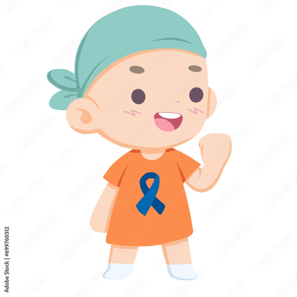 Wall mural Child cancer patient 