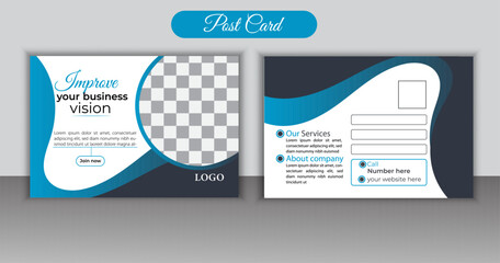 Corporate business concept Postcard EDDM Template Design