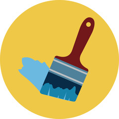 brush vector. real estate icons png. home symbol png. house icon vector png. landed property, landholdings, plot, apartment, land and buildings icon and logo design.