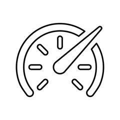 Speedometer, speed, dashboard icon