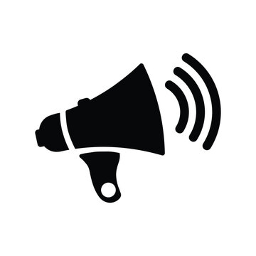 Speaker, announcement, bullhorn icon