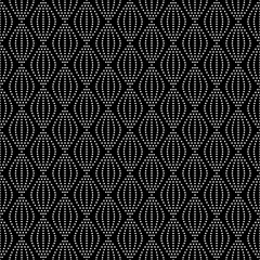 Vector seamless texture. Modern geometric background. Grid of dots. - 699768514