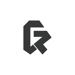 Alphabet Initials logo ZG, GZ, Z and G