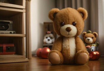 teddy bear on the floor