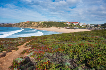 Foz do Lisandro beach in Ericeira, Portugal.