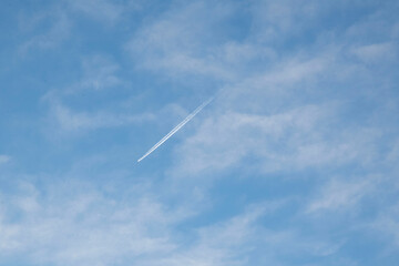 plane in the sky