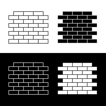 Fototapeta Brick wall. Seamless pattern of red brick wall. Symbol of construction or repair.