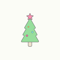 Christmas tree icon