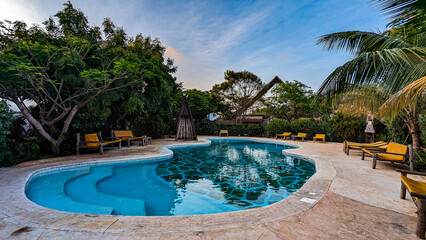 swimming pool in the resort