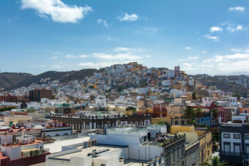 Las Palmas city in Gran Canaria, Spain