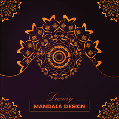 unique luxury mandala design.