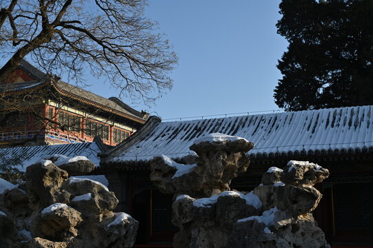 Beijing, China - December 19 2023: The Scenery of Beijing During Winter © Julius