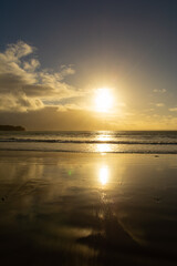 Couleurs du soir en hiver sur Trébeurden en Bretagne-France