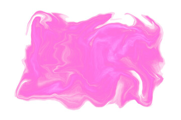 Liqiud paint stain. Illustration element with alpha channel.