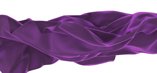 purple cloths 3d