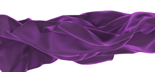 purple cloths 3d