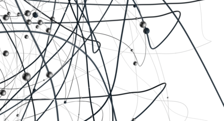 Abstract futuristic - technology with polygonal shapes on dark blue background.