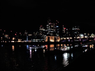 Fototapeta na wymiar London, October 2023 - Visit the magnificent city of London, capital of the United Kingdom by night