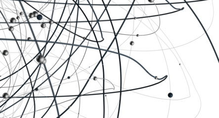 Abstract futuristic - technology with polygonal shapes on dark blue background.