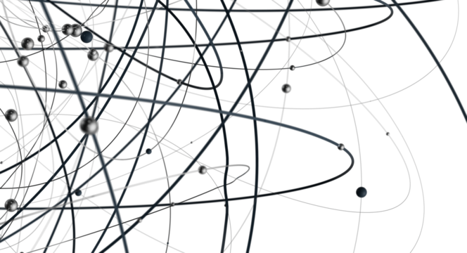 Abstract futuristic - technology with polygonal shapes on dark blue background.