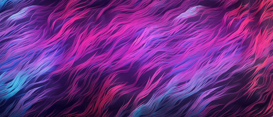 Abstract wavy background. Neural pattern pink and purple texture