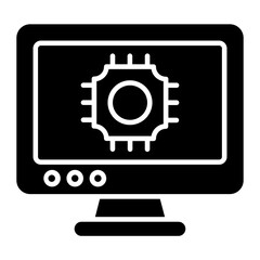 Computer Processor Icon