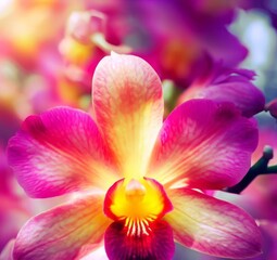 pink orchid flower