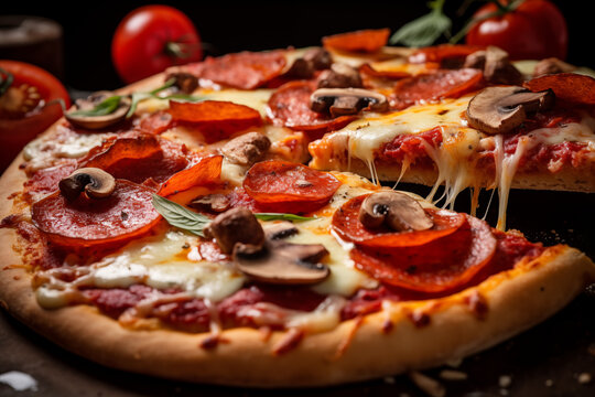 Pyszne Zakąski z Pieca. Prosto z pieca na Tw&oacute;j st&oacute;ł! Ta pachnąca pizza kusi smakiem chrupiącego ciasta, świeżych składnik&oacute;w i rozpływającego się sera.
