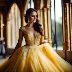 bride in wedding dress